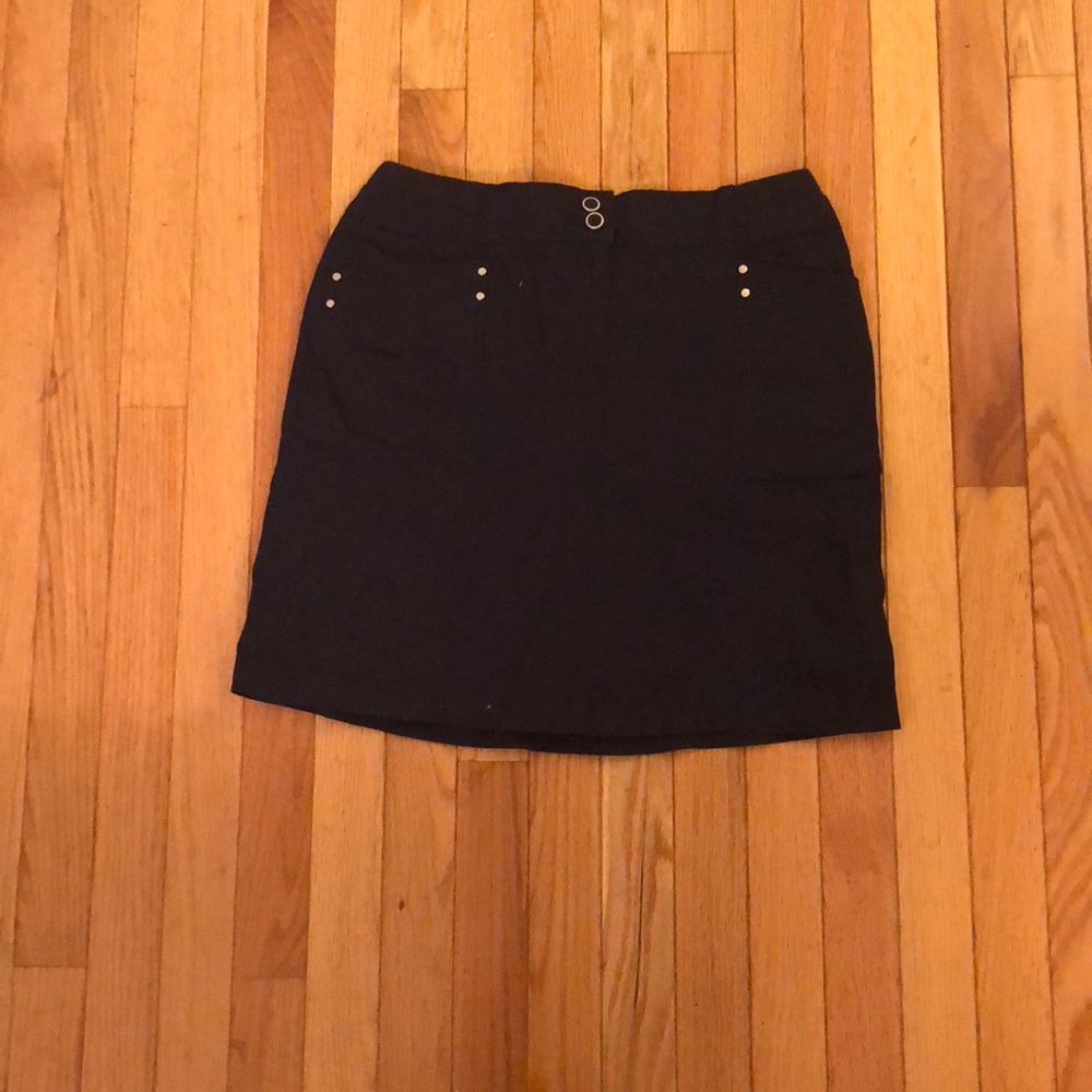 Navy blue uniform skirts